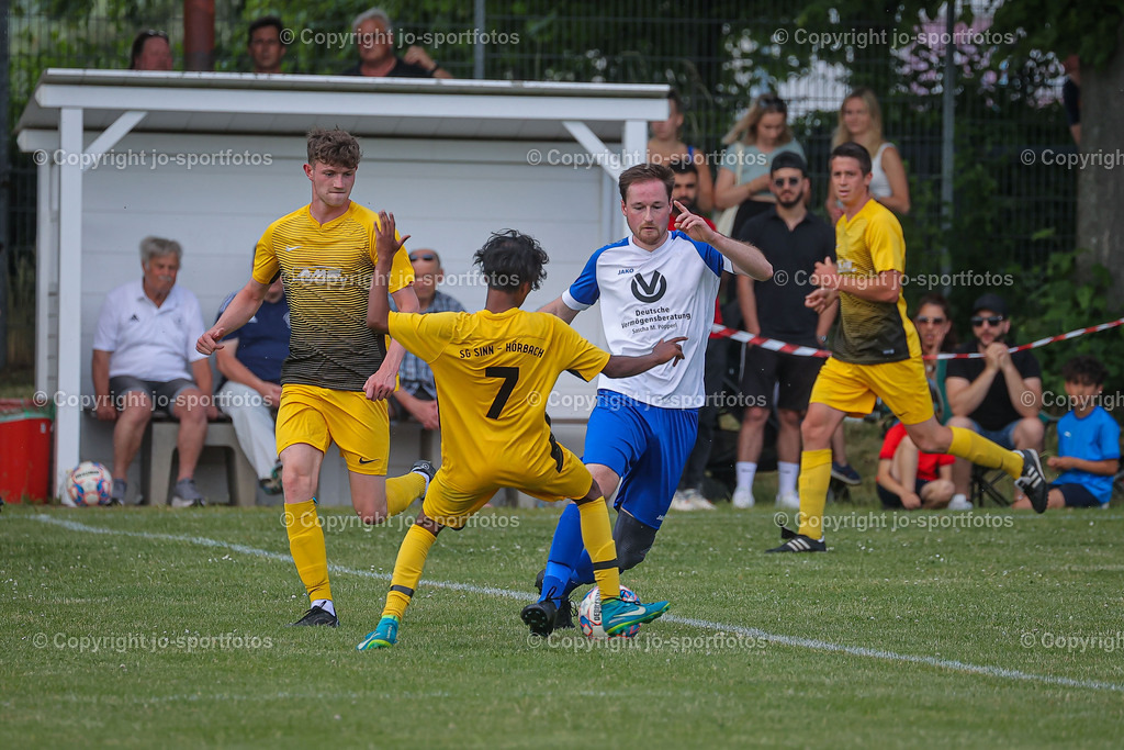 BQ3I5080 | 11.06.2023; Relegation Rückspiel zur Kreisliga A Dillenburg; Rasenplatz Sinn; SG Sinn/Hörbach - SSV Wissenbach; Ergebnis 2:1 (1:0)