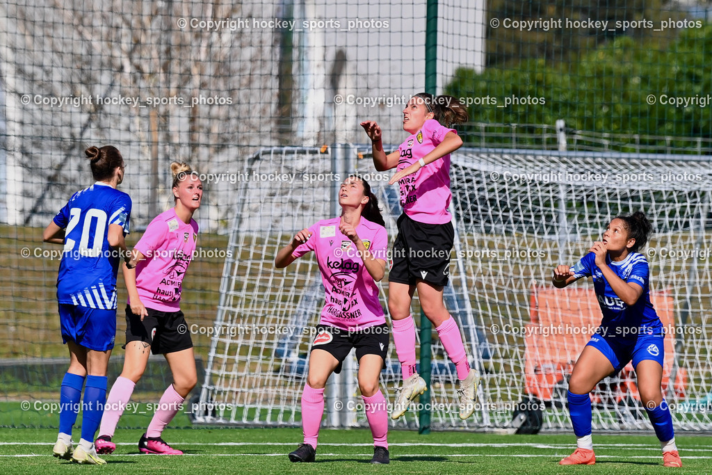 Liwodruck Carinthians Hornets vs. SV Horn 1.10.2023 | #27 Jasmin Michelle Ortner, #18 Laura Therese Kert, #15 Marie Sophie Klocker, #19 Rania Aouina