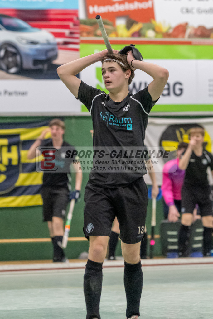 SFE_20230304_0080 | Deutsche Meisterschaft Männliche U16 Halle 2023 am 04.03.2023 in Köln (KTHC Stadion Rot-Weiss Köln Tennis and Hockey Club), Photo: Stephan Fehrmann 2022 (Sports-Gallery)