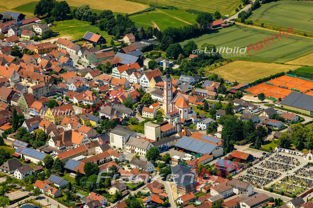 geiselhoering-schraegluftbild-369-2023 | Das Luftbild zeigt :  Geiselhöring - Die Luftaufnahme wurde 2023 vom UL-Flugzeug aus erstellt ( keine Drohne ) - 
Hochauflösende Luftaufnahme - Für grossformatige Ausdrucke geeignet. Die Geschenkidee !
Mit Lizenz und Bildrechte bestellbar