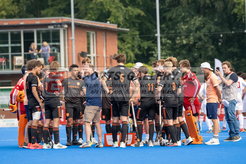 SFE_20230716_0188 | EuroHockey EM U18 Boys 3th 4th Netherlands vs Spain am 16.07.2023 in Krefeld (Gerd-Wellen-Hockeyanlage), Photo: Stephan Fehrmann 2023 (Sports-Gallery)