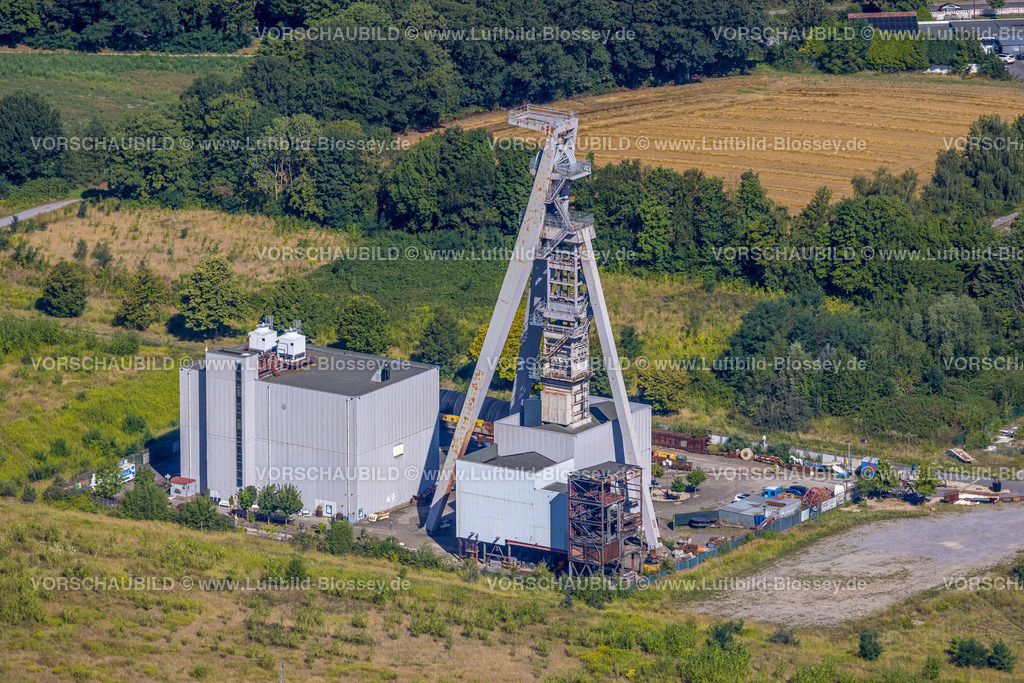 Gelsenkirchen220801647Buer | Luftbild, Zeche Hugo Schacht 2 mit Förderturm, Museum, Buer, Gelsenkirchen, Ruhrgebiet, Nordrhein-Westfalen, Deutschland