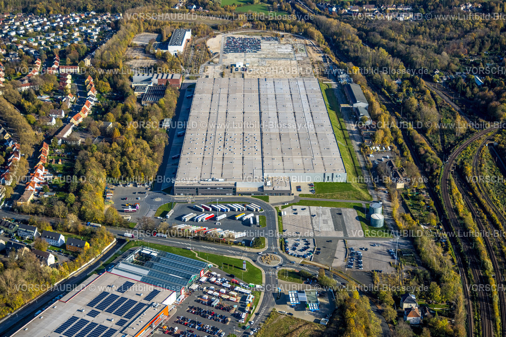 Bochum221100355 | Luftbild, Opel Group Warehouse, Opel Werk II, Warenverteilzentrum, Langendreer, Bochum, Ruhrgebiet, Nordrhein-Westfalen, Deutschland