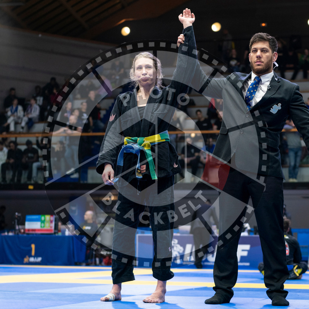 20240121PBB6878 | Fighters compete during the second day of the IBJJF European Championship in Paris, France, on January 21, 2024.