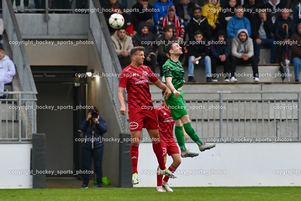SC Landskron vs. SV St. Jakob  | #9 Walter Michal SV St. Jakob, #17 Julian Brandstätter SC Landskron, SC Landskron vs. SV St. Jakob , SC Landskron vs. SV St. Jakob  am 16.05.2024 in Villach (Sportpark Landskron), Austria, (Photo by Bernd Stefan)