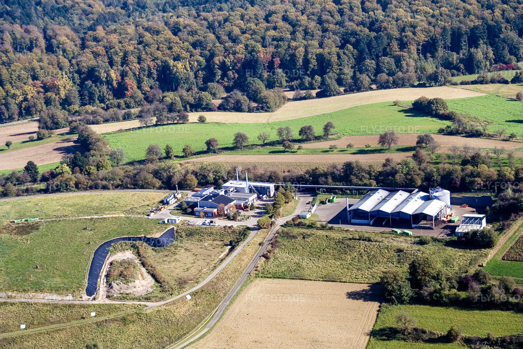 Luftbild: Müllverbrennung im Ortsteil Durlach in Karlsruhe im Bundesland Baden-Württemberg in Deutschland. Foto: IMG_8614.jpg vom 14.10.2007 durch Werner Riehm/FLY-FOTO.de