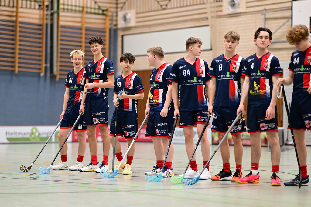 Floorball I Herren I Saison 2024-2025 I 2. FBL Herren Nord-West I 12. Spieltag I MTV Mittelnkirchen - SSF Dragons Bonn II I 036041 | Der Sportfotograf. - Realisiert mit Pictrs.com