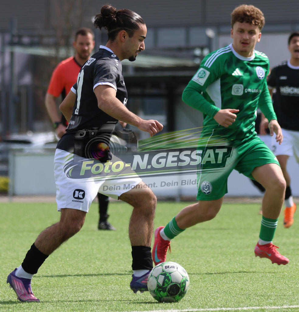 SV Rödinghausen - MSV Duisburg | Auf dem Bild zu sehen: schwarz SV Rödinghausen ; grün MSV Duisburg: SV Rödinghausen, MSV Duisburg, Saison 25/26, A-Jugend, Testspiel, Rödinghausen, Deutschland - Realisiert mit Pictrs.com