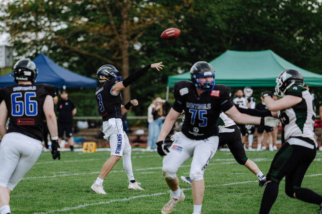 Bad Homburg Sentinels vs KIT Engineers, American Football,Testspiel, 18.04.2026 | Bad Homburg Sentinels vs KIT Engineers - Realisiert mit Pictrs.com