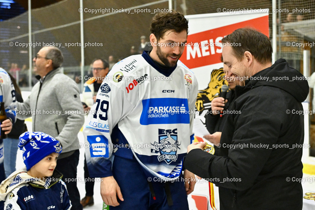 ESC Sparkasse Steindorf Meister 2025/26 | #79 Petrik Benjamin ESC Steindorf, KEHV SIEGFRIED BREIML, ESC Sparkasse Steindorf Meister 2025/26, ESC Sparkasse Steindorf Meister 2025/26 am 08.03.2026 in Althofen (Stadthalle Althofen), Austria, (Photo by Bernd Stefan)