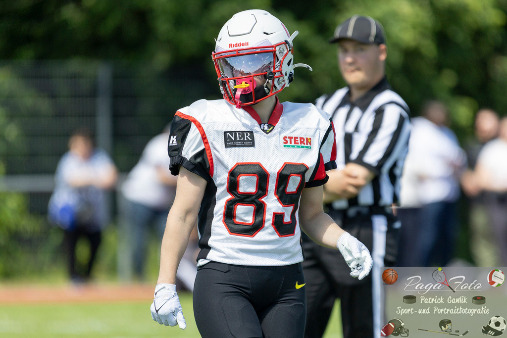 GFLW 1: German Football League Women 1: Rodgau Pioneers Ladies - Stuttgart Scorpions Sisters, 07.06.2026 | Franziska Schaller (Stuttgart Scorpions Sisters #89), Freisteller, Portrait / Porträt, Rodgau Pioneers Ladies - Stuttgart Scorpions Sisters, Rodgau, Maingau-Energie-Stadion "Am Weichsee", 7.6.2026 - Realisiert mit Pictrs.com