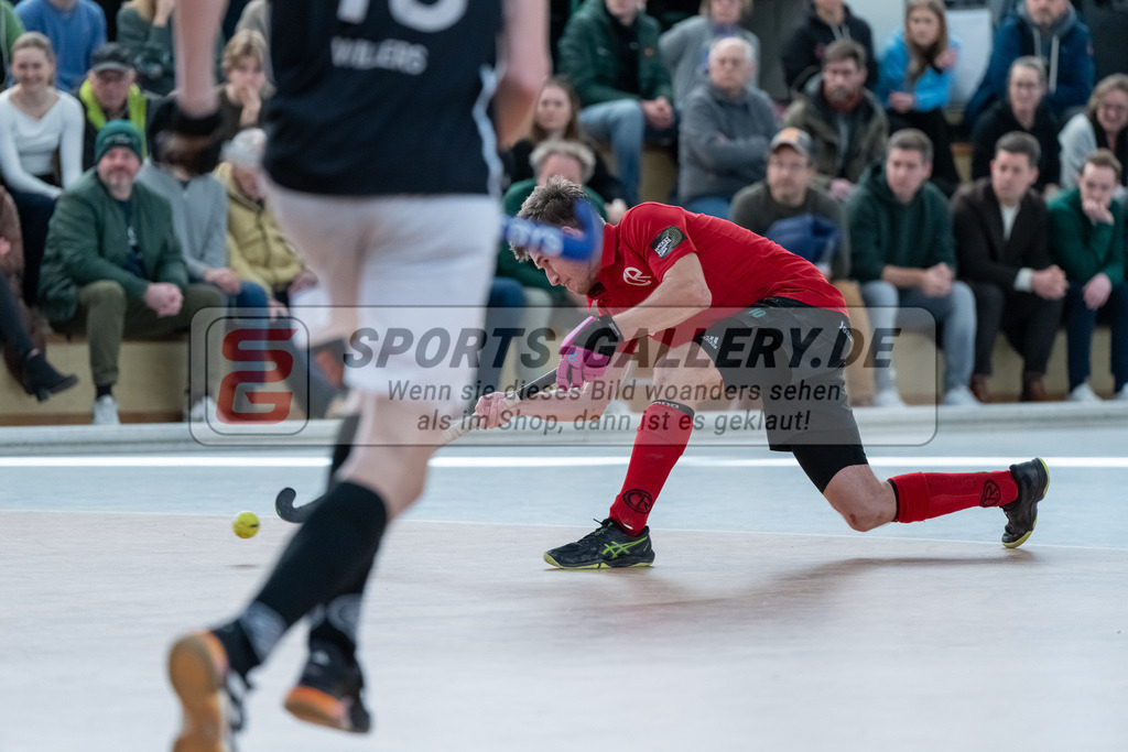 HK_20250202_102426 | 2. Bundesliga Halle Herren Club Raffelberg - Schwarz Weiss Köln am 2.2.2025 Halle am Raffelberg, Duisburg ,