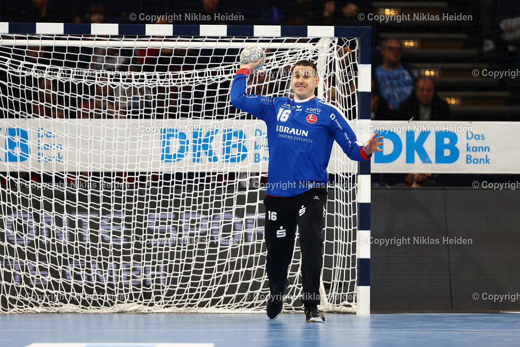 NH_HSVHamburg_MTMelsungen_HandballBundesliga_22022026 | #16 Nebojsa Simic (MT Melsungen)Handball I Herren I Bundesliga (Daikin HBL) I Saison 2025-2026 I 22. Spieltag I Handball Sport Verein Hamburg - MT Melsungen I 22.02.2026 I Barclays Arena