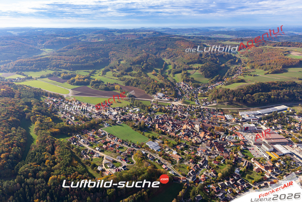 Das Luftbild der Stadt Weismain wurde 2019 vom Flugzeug heraus erstellt (keine Drohne) Aufnahmehöhe ca.400 Meter- hohe Auflösung- beste Druck-Qualität garantiert!