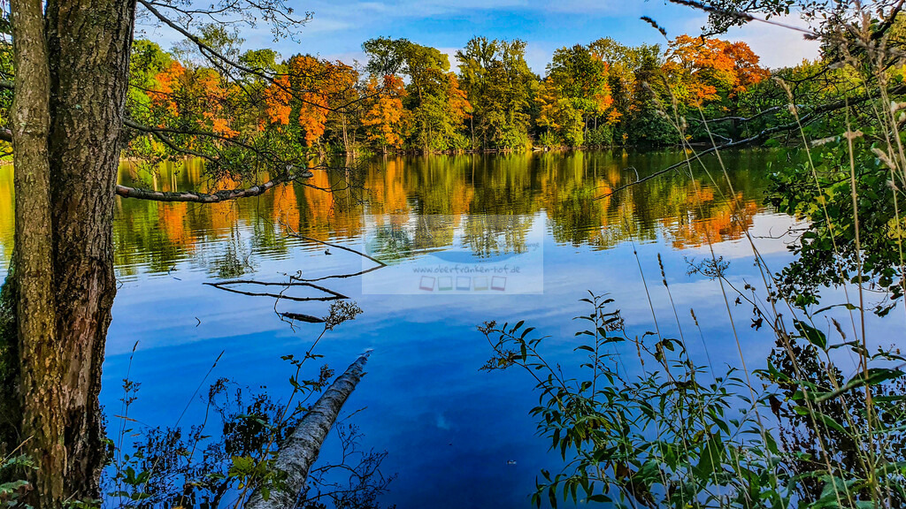 Pfaffenteiche Sonnenuntergang Herbst | Impressionen rund um Hochfranken - Frankenwald - Fichtelgebirge - Realisiert mit Pictrs.com