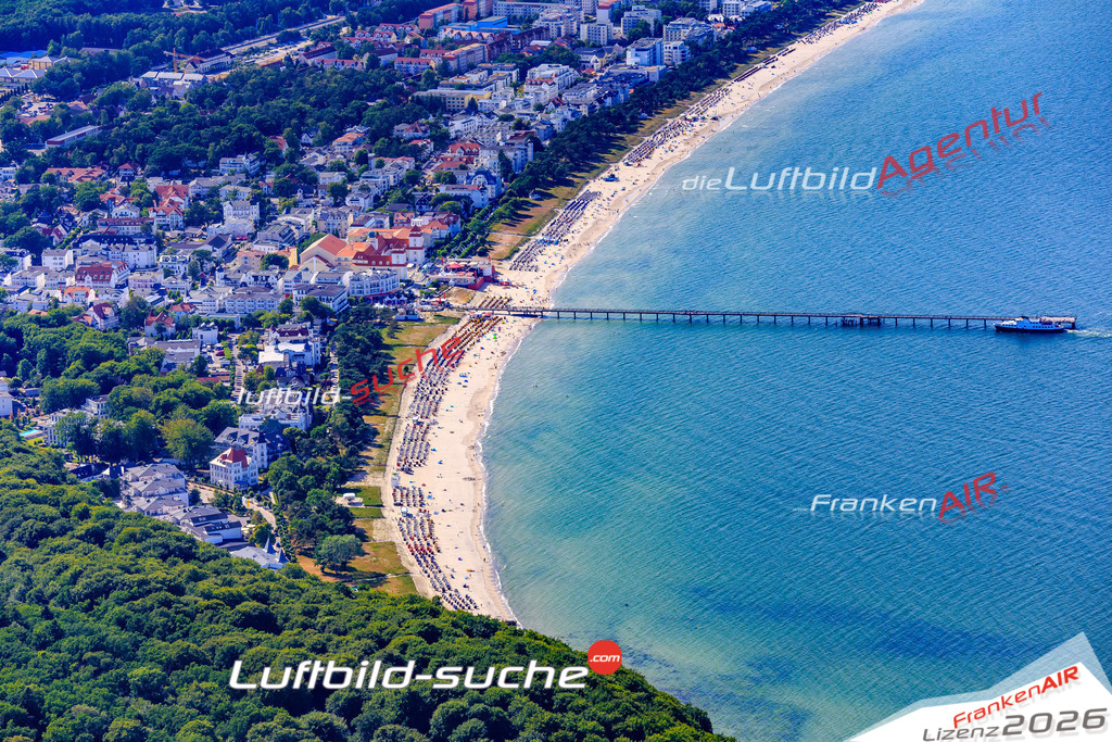 Die Luftbildaufnahme Ostseebad - Binz wurde 2018 mittels Flugzeug (keine Drohne) erstellt. Perfekte Schärfe und Druck- Auflösung- Garantiert!