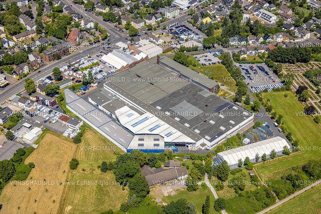 Muelheim230704383 | Luftbild, ThyssenKrupp Presta und Gewerbegebiet an der Kölner Straße, Saarn, Mülheim an der Ruhr, Ruhrgebiet, Nordrhein-Westfalen, Deutschland