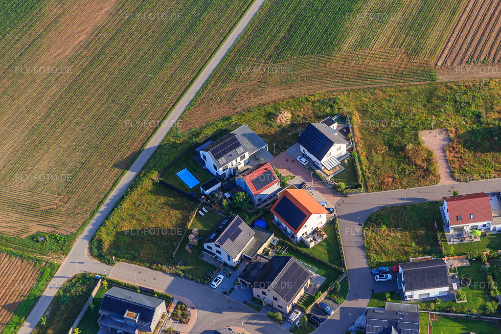Luftbild: Neubaugebiet K2 in Kandel im Bundesland Rheinland-Pfalz in Deutschland. Foto: IMG_148369.jpg vom 17.06.2025 durch Werner Riehm/FLY-FOTO.de