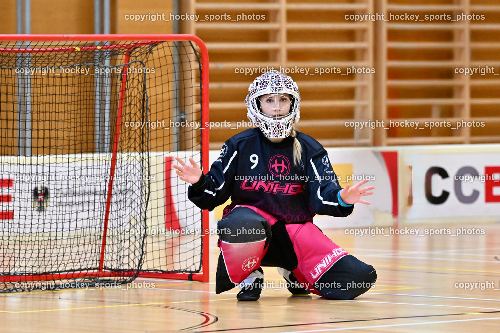 VSV Unihockey Damen vs. FCB München | #9 Paula Schedele FCB München, VSV Unihockey Damen vs. FCB München, VSV Unihockey Damen vs. FCB München am 24.01.2026 in Villach (Ballspielhalle St. Martin), Austria, (Photo by Bernd Stefan)