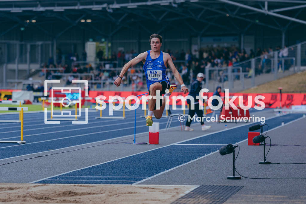 Deutsche Meisterschaften der Frauen und Männer 2026 | Maximilian Skarke, LAC Erdgas Chemnitz, Dreisprung,Deutsche Meisterschaften der Frauen und Männer 2026, Lohrheidestadion Bochum-Wattenscheid, 26.07.2026. Foto: Marcel Schwering / sportimfokus - Realisiert mit Pictrs.com