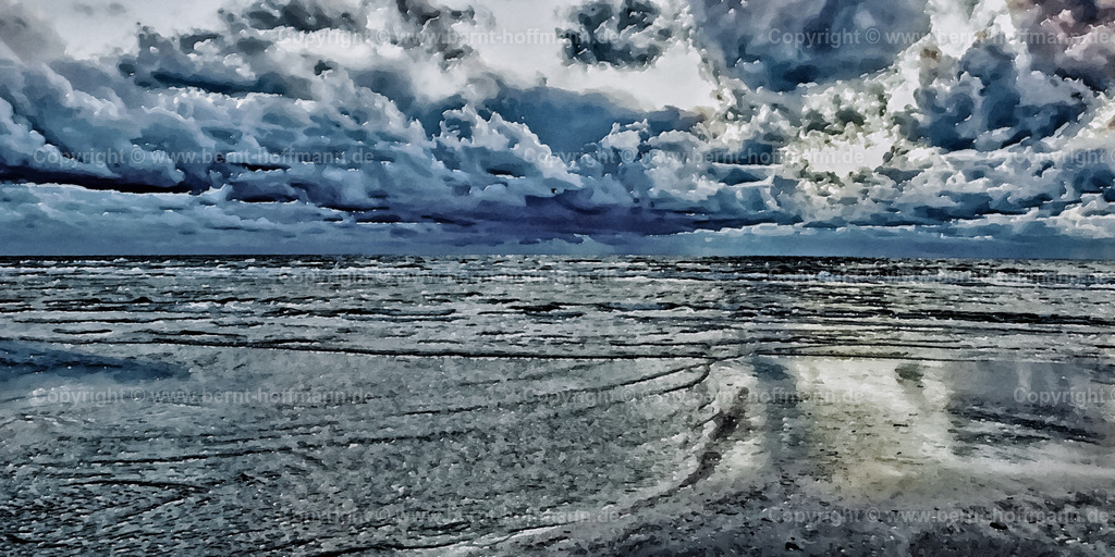 PDM2_HF_Roem_2175_180x90 | DIGITALKUNST. Wilde Wolken - Sturm zieht auf. __ Herbsthimmel am Strand der dänischen Nordsee -Insel Roem. __ Seitenverhältnis = 3 zu 2. __ Druckbar ist dieses Bild aber auch in vielen kleineren Formaten sowie in frei wählbaren Bildausschnitten. - Realisiert mit Pictrs.com