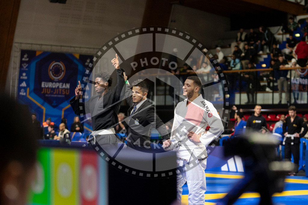 20240119PBB1011 | Fighters compete during the IBJJF European Championship in Paris, France, on January 19, 2024.