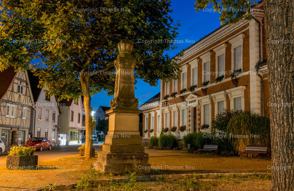 Lorsch_Stadthaus-2 | Lorsch, Stadthaus, Bergstrasse bei Nacht, ,, Bild: Thomas Neu
