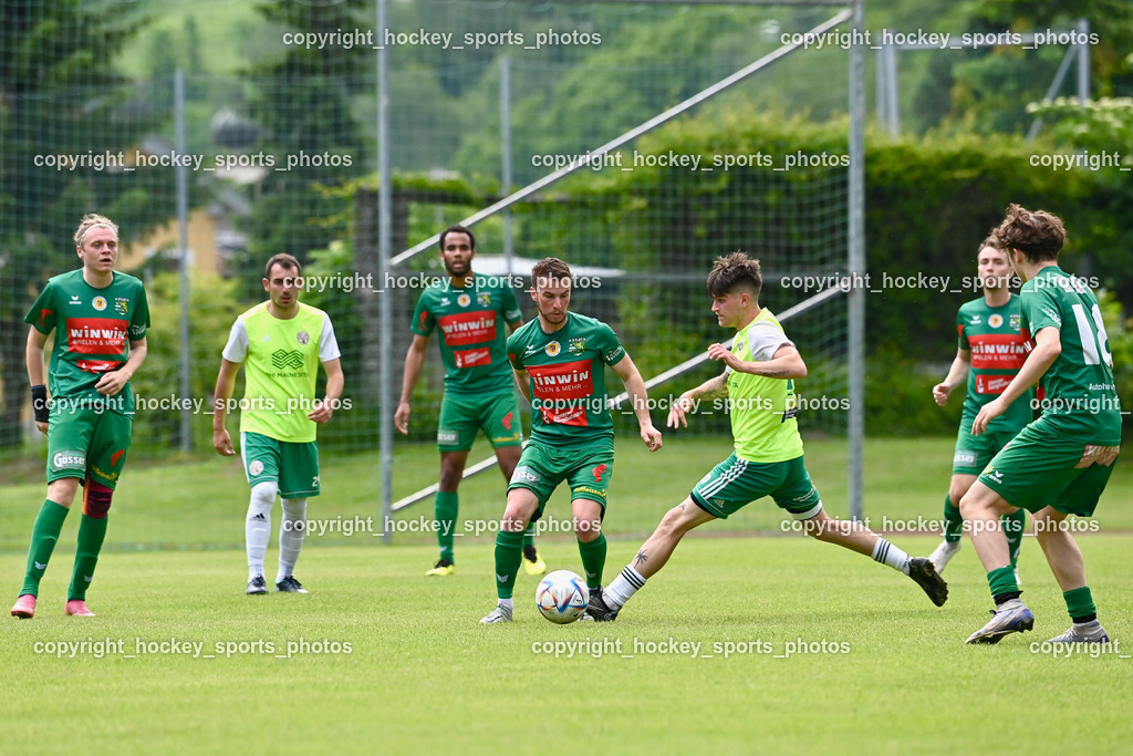 WSG Radenthein vs. SV Rapid Lienz 9.6.2023 | #19 Andre Mathias Tabernig, #21 Miljan Urosevic, #4 Aziz Olayemi Ayodeji, #7 Antonel Cabraja, #10 Tobias Klug, #18 Oliver Gomig