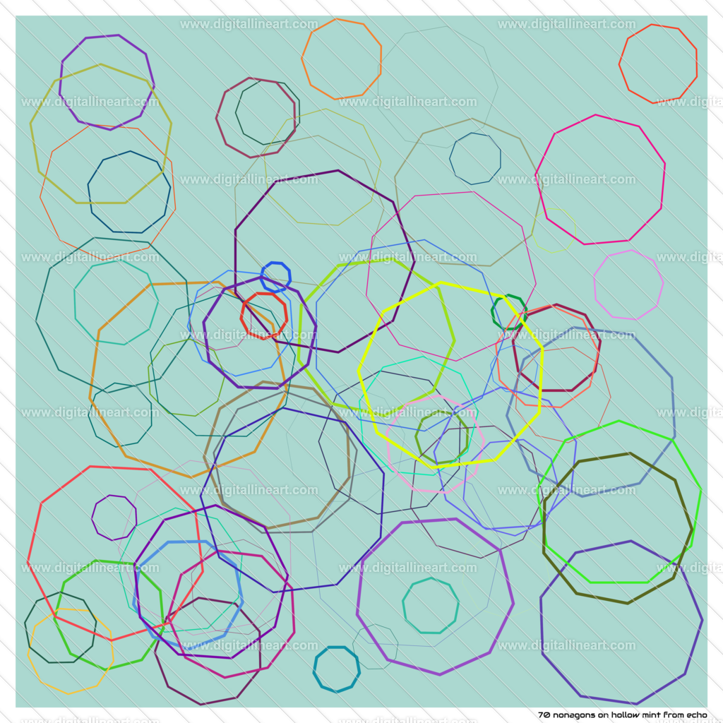 70-nonagons-hollow-mint-from-echo | digitallineart - Realisiert mit Pictrs.com