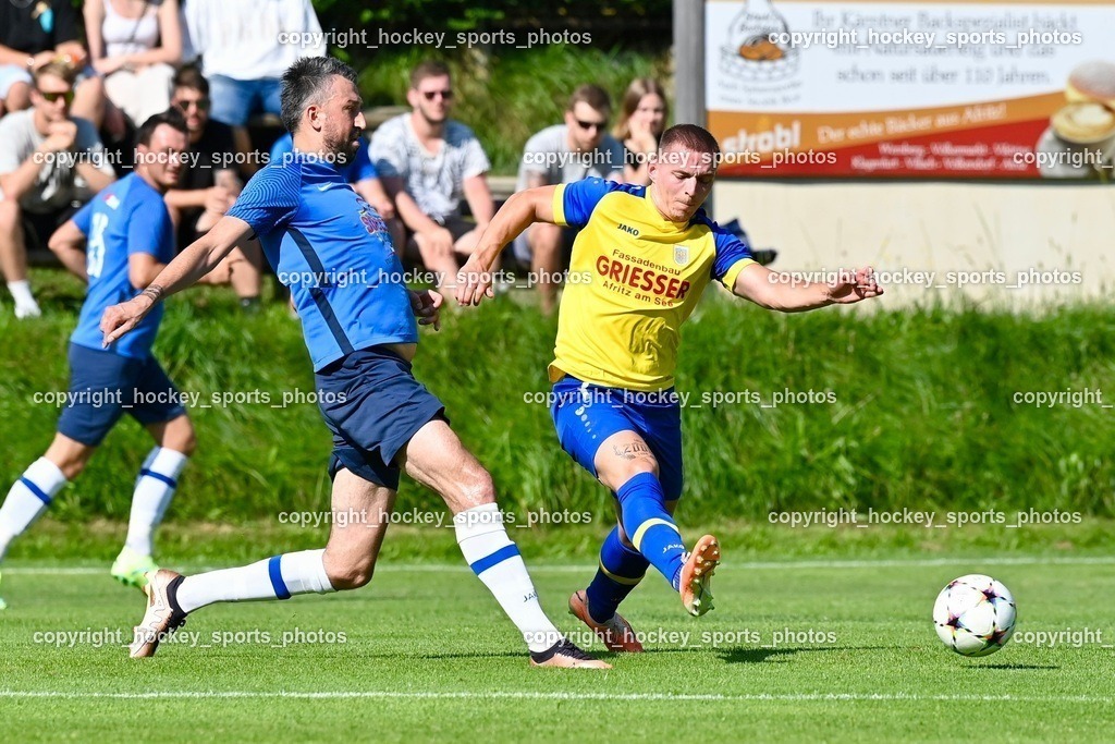 SV Afritz vs. ASKÖ Bodensdorf 20.8.2023 | #8 Tauchhammer Thomas, #14 Kecanovic Dejan 