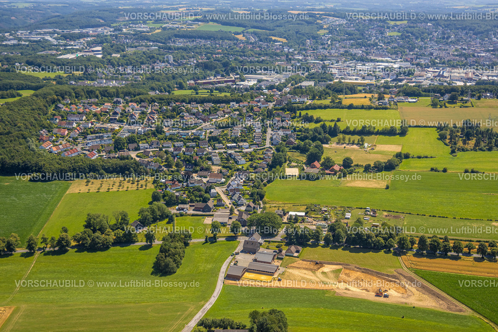 Schwelm230708754 | Luftbild, Ortsansicht Linderhausen, Schwelm, Ruhrgebiet, Nordrhein-Westfalen, Deutschland
