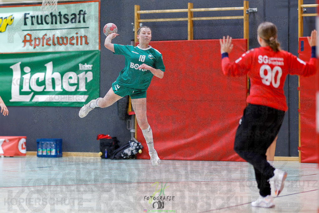 Jugenbundesliga wJB; HSG Kleenheim/Langgöns - SG Kappelwindeck/Steinbach | Jugenbundesliga wJB; HSG Kleenheim/Langgöns - SG Kappelwindeck/Steinbach am 23.11.2025 in Oberkleen (Weidig-Halle)Photo © 2025 - Jörg Heinrich - Realisiert mit Pictrs.com