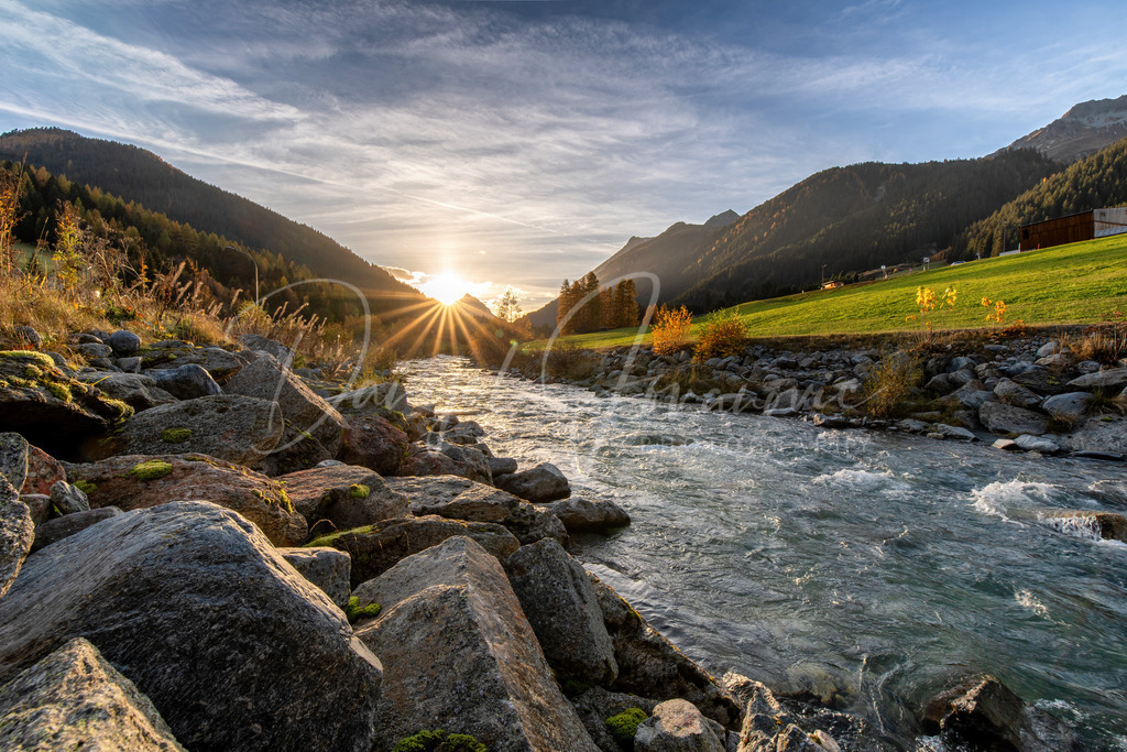 Trisanna | Sonnenuntergang an der Trisanna