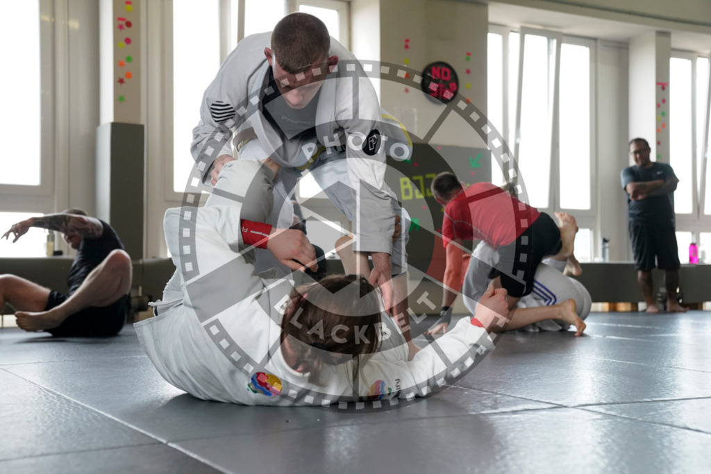 20240413PBB6094 | Fighters compete during the Grapplethon 24hours of rolling for a reason in Hamburg, Germany, on April 13, 2024.
