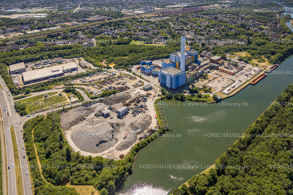 Oberhausen230705097 | Luftbild, GMVA Niederrhein GmbH Energieunternehmen, Müllverbrennungsanlage, Lirich, Oberhausen, Ruhrgebiet, Nordrhein-Westfalen, Deutschland