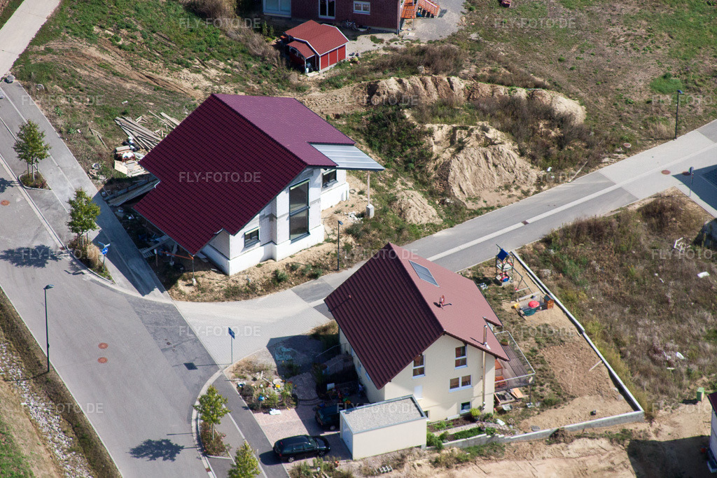 Luftbild: Am Höhenweg in Kandel im Bundesland Rheinland-Pfalz in Deutschland. Foto: IMG_21112.jpg vom 06.09.2009 durch Werner Riehm/FLY-FOTO.de