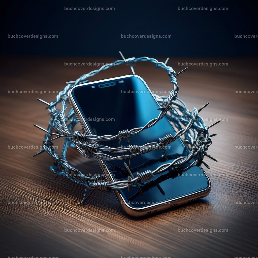 Telefon mit Stacheldraht | Entdecken Sie kreative Buch Cover Designs für Self-Publishing-Autoren und Verlage! Unsere maßgeschneiderten Designs ziehen Leser an und bringen Ihre Geschichten visuell zum Leben. Lassen Sie uns Ihr perfektes Cover gestalten!