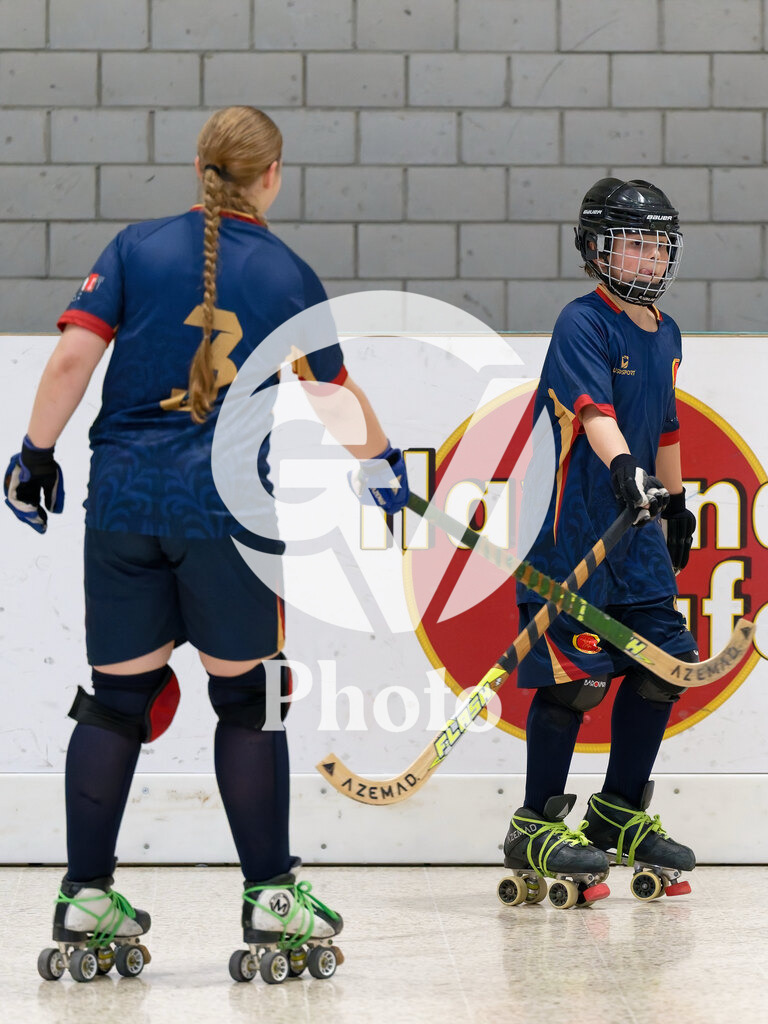 U15  - Geneve RHC v Montreux HC  |  during the U15  match between Geneve RHC and Montreux HC  at Centre sportif de la queue d'arve in Geneve, Switzerland