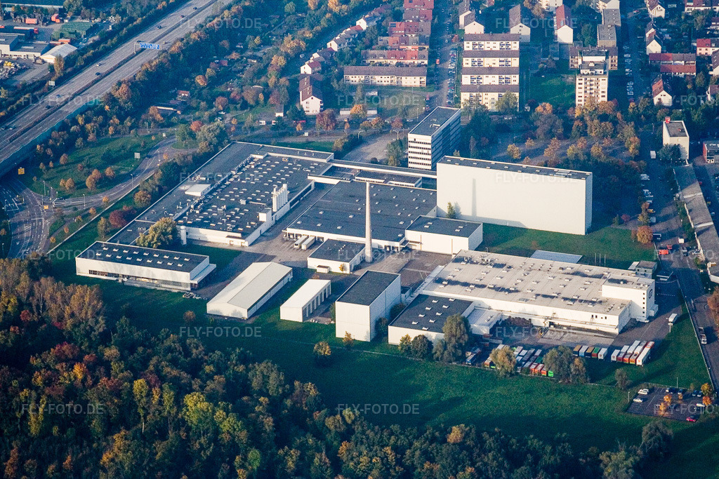 Luftbild: Individual Solutions in Ettlingen im Bundesland Baden-Württemberg in Deutschland. Foto: IMG_14086.jpg vom 11.10.2008 durch Werner Riehm/FLY-FOTO.de