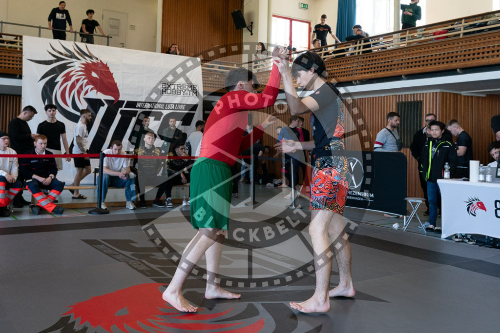 20250329PBB2700 | Fighters compete during the International Luta Livre (ILLCS) Germany IX Spring 2025 Competition spring on March 29, 2025 in Hannover, Germany.© Chiara Dazi