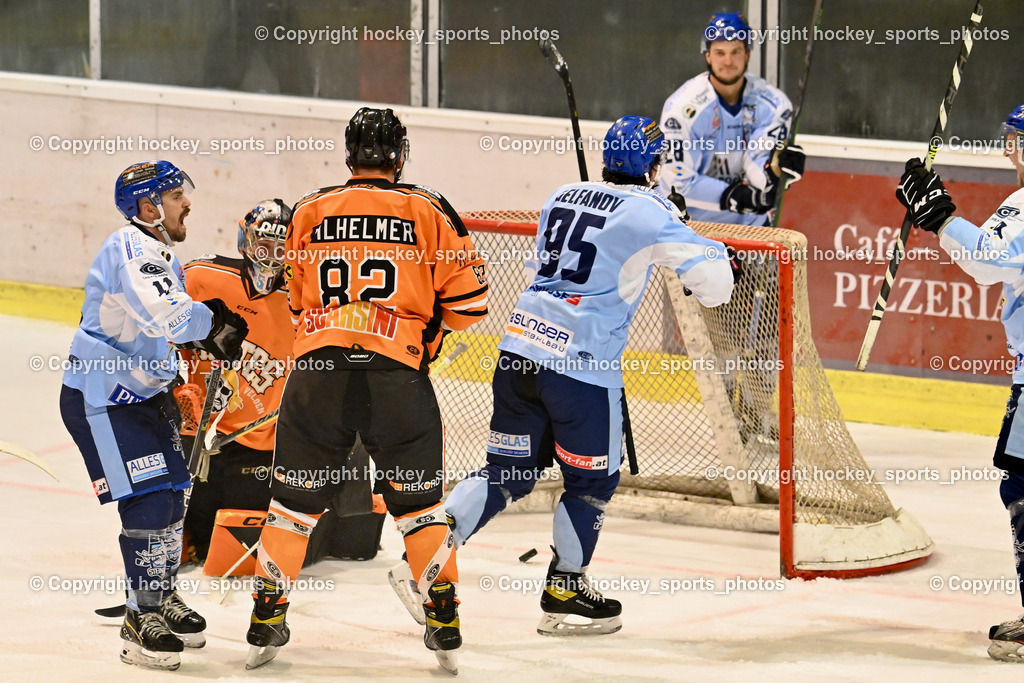 USC Velden vs. ESC Steindorf 9.1.2023 | #11 Toff Nico, #82 Wilhelmer Philipp, #95 Stroj Thomas, #95 Gelfanov Ruslan