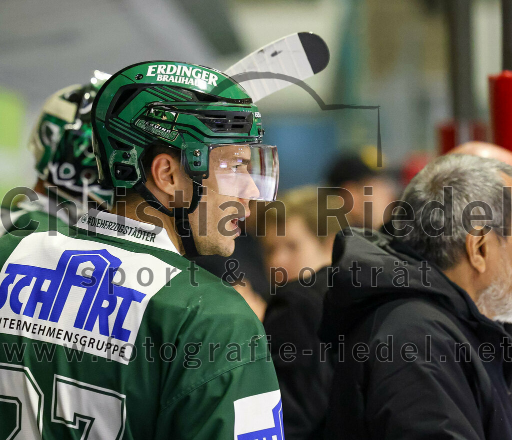 2023-10-29_091_TSV_Erding_gegen_TSV_Peissenberg | Erding, Deutschland, 29.10.2023:
Eishockey, Bayernliga Vorrunde 2023 / 2024, 5. Spieltag, TSV Erding gegen TSV Peißenberg, Endergebnis: 

Foto: Christian Riedel / fotografie-riedel.net