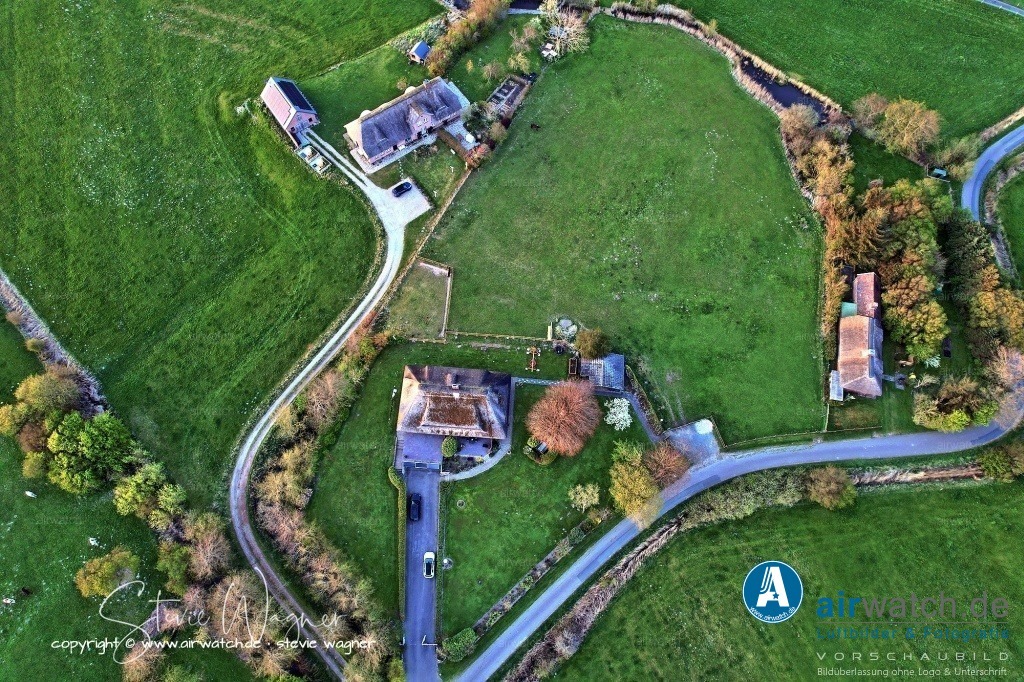 Luftbilder Hattstedtermarsch | Luftbilder, Nordsee, Nordfriesland, Hattstedtermarsch, Sterdebüll, Speckiweg,