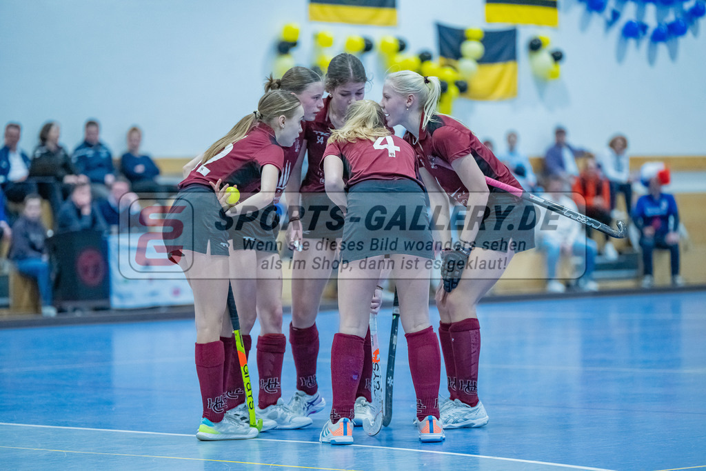 HK_20240303_109041 | Spiel um Platz 7 Deutsche Meisterschaft WU16 am 3.3.2024 Halle DHC, Düsseldorf ,