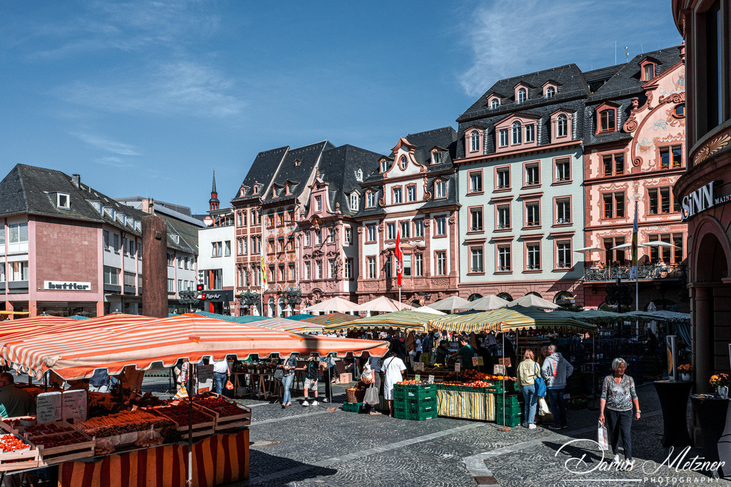 Der Marktplatz in Mainz | Der Marktplatz in Mainz