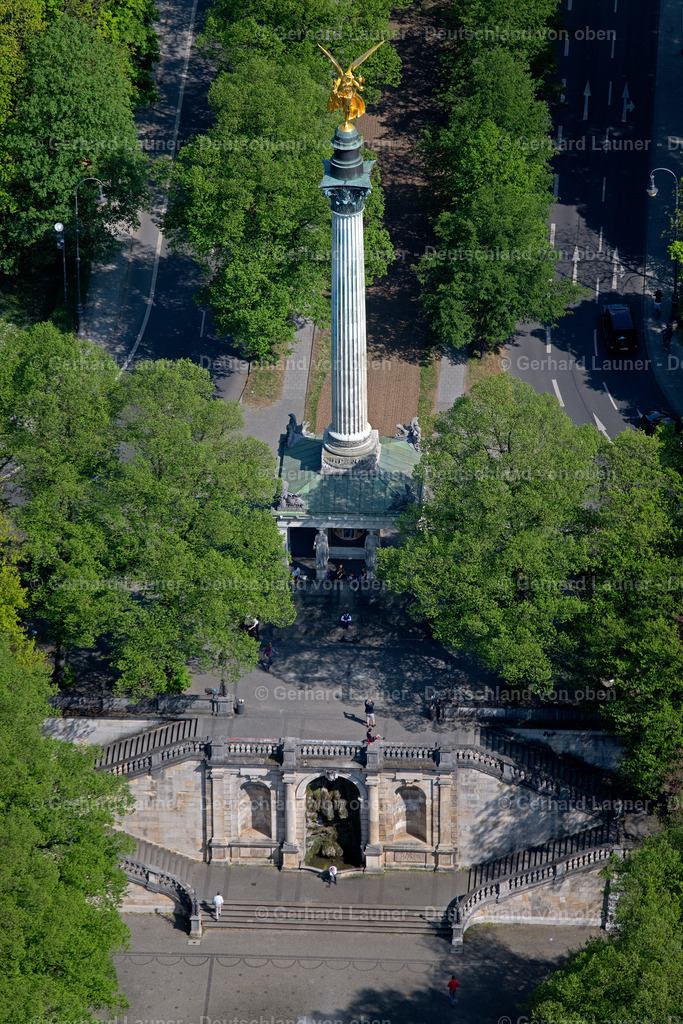 4024994 | Friedensengel und Galerie unter dem Friedensengel, München im Bundesland Bayern