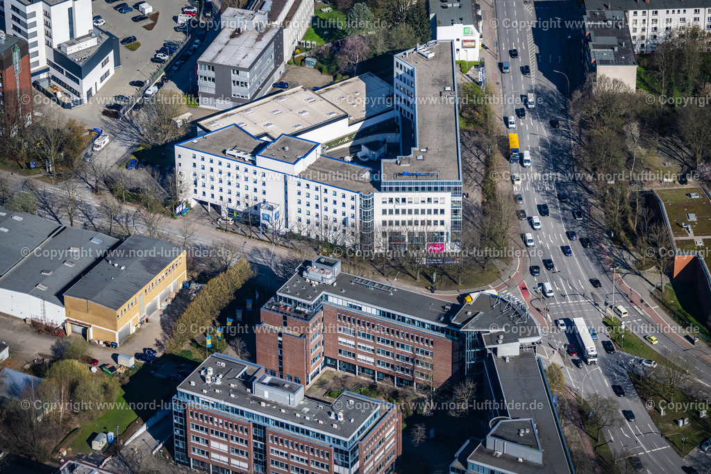 Hamburg_Eimsbüttel_Haferweg_ELS_1992060423 | HAMBURG 06.04.2023 Wohn- und Geschäftshaus Viertel an der Straße Holstenkamp im Ortsteil Stellingen in Hamburg, Deutschland. // Residential and commercial building district on street Holstenkamp in the district Stellingen in Hamburg, Germany. Foto: Martin Elsen