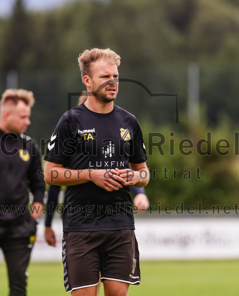 2023-08-06_009_SC_Kirchasch_gegen_SV_Eichenried | Bockhorn, Deutschland, 06.08.2023:
Fußball, Kreisliga 2023 / 2024, 2. Spieltag, SC Kirchasch gegen SV Eichenried, Endergebnis: 3:1

Thomas Angermaier (SC Kirchasch, #17)

Foto: Christian Riedel / fotografie-riedel.net