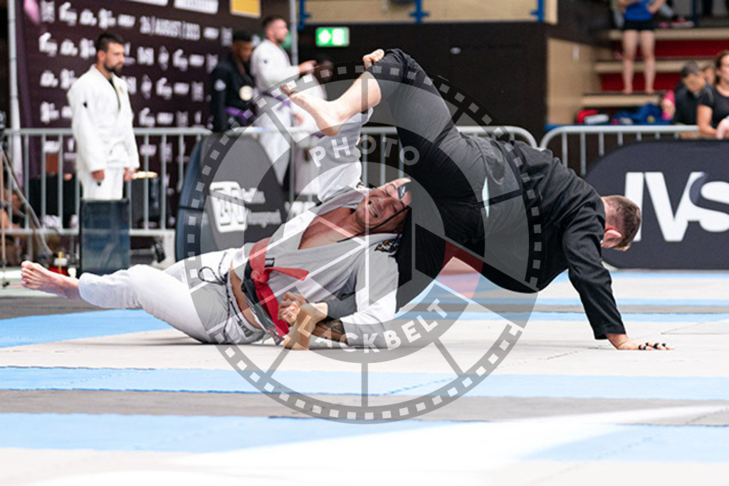 20230826PBB53430 | Fighters compete during the AJP INTLPRO BJJ and grappling competition in Hamburg, Germany, on August 26 2023.