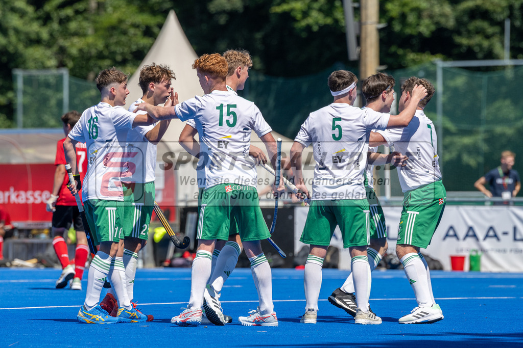 SFE_20230708_0054 | EuroHockey EM U18 Boys Austria vs Ireland am 08.07.2023 in Krefeld (Gerd-Wellen-Hockeyanlage), Photo: Stephan Fehrmann 2023 (Sports-Gallery)